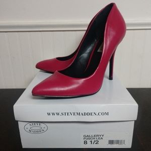 Like New!! Steve Madden Bright Pink Heels 8 1/2